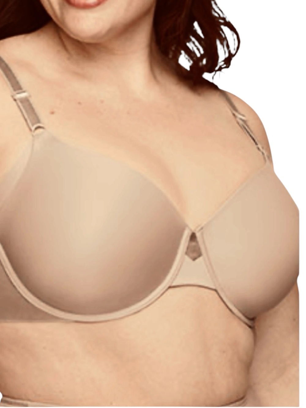 Olga By Warners No Side Effects Underwire T-Shirt Bra SZ 36D EUC